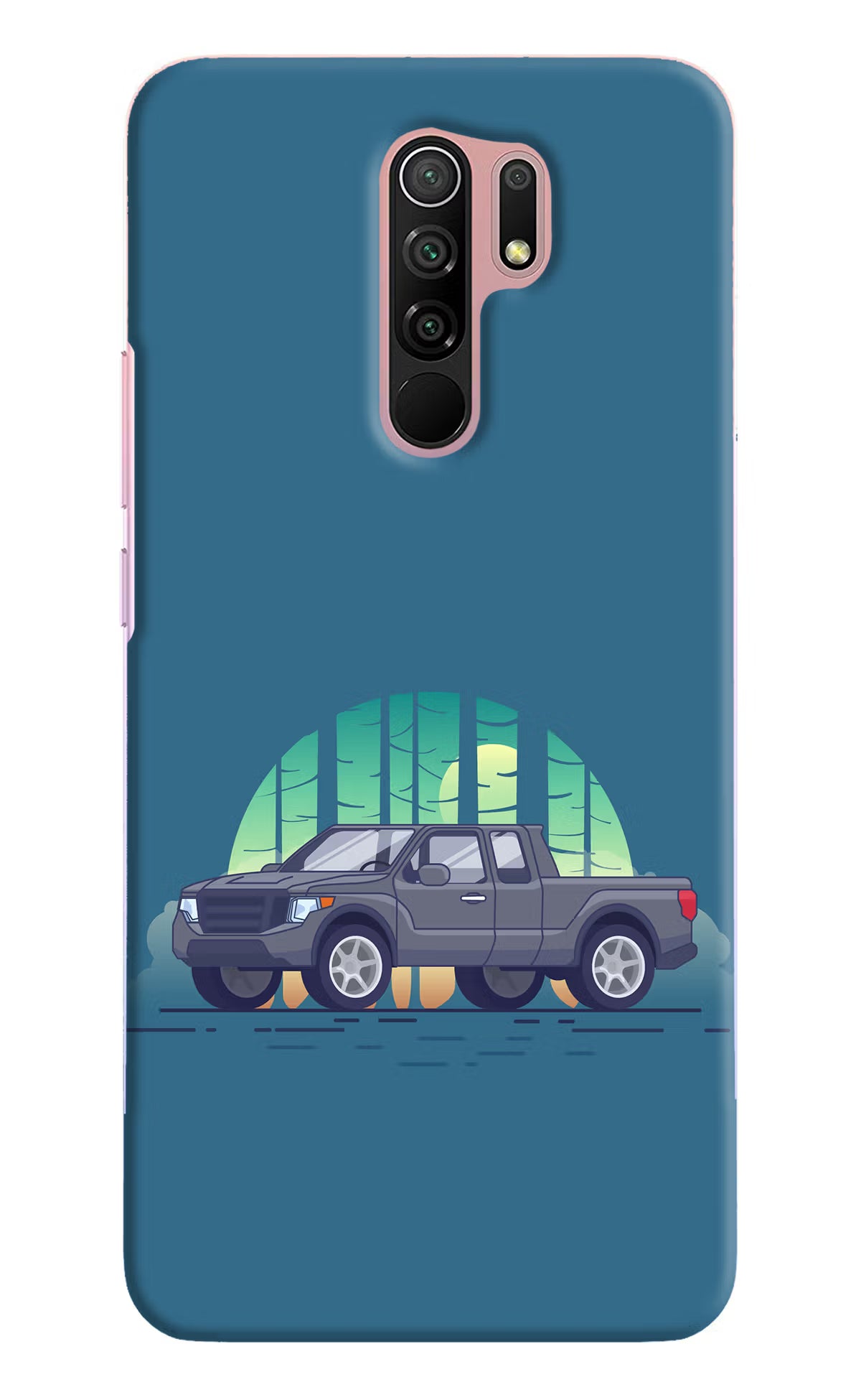 Retro Garage Vibe Redmi 9 Prime/Poco M2/M2 reloaded Hard Case Back Cover by Casekaro