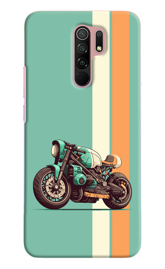 Striped Moto Drift Redmi 9 Prime/Poco M2/M2 reloaded Hard Case Back Cover by Casekaro