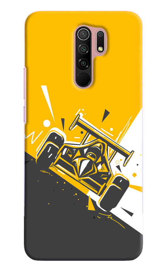 Track King Redmi 9 Prime/Poco M2/M2 reloaded Hard Case Back Cover by Casekaro