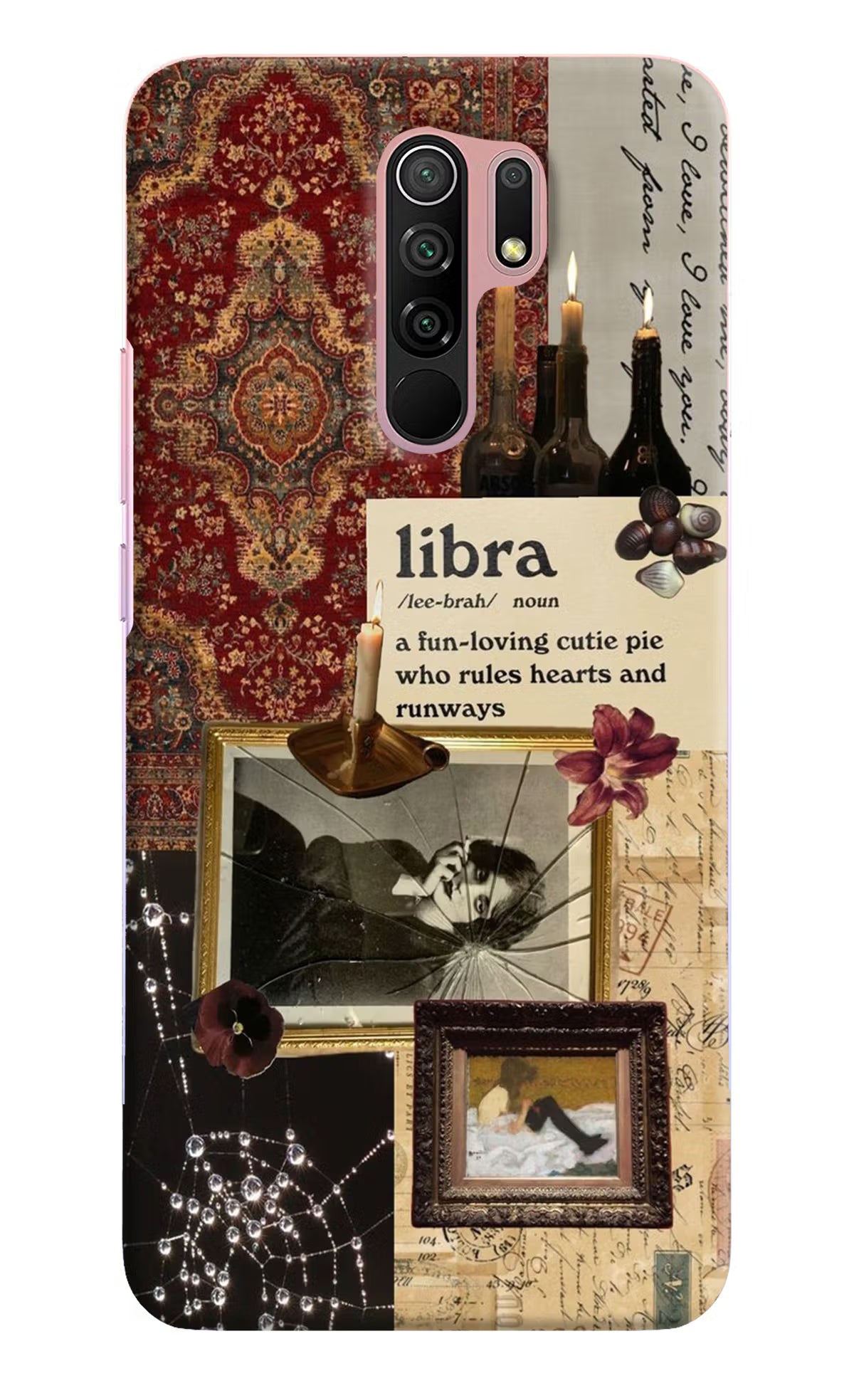 Libra Zodiac Redmi 9 Prime/Poco M2/M2 reloaded Hard Case Back Cover by Casekaro