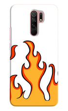Fired Up – White Redmi 9 Prime/Poco M2/M2 reloaded Hard Case Back Cover by Casekaro
