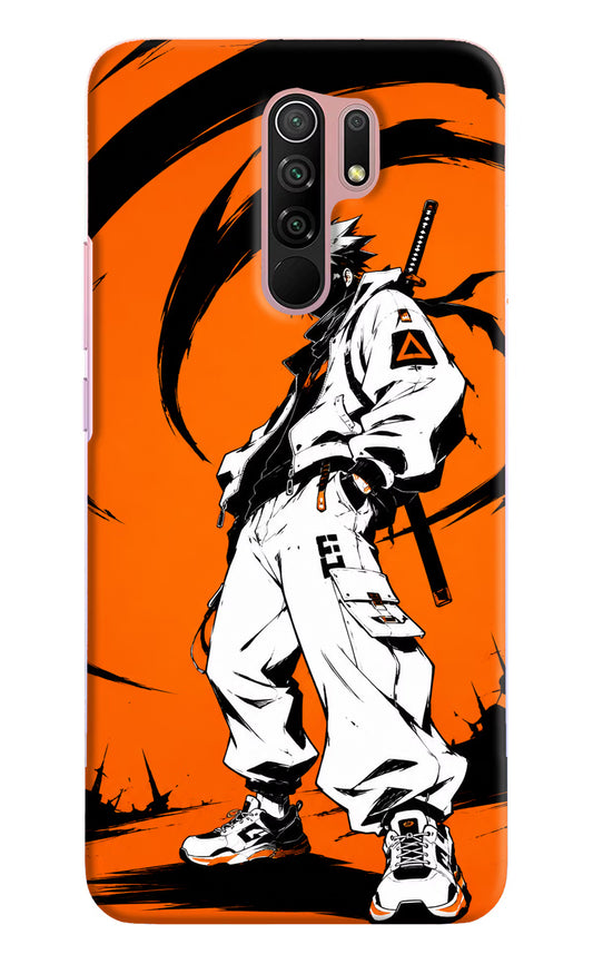 Street Samurai  Redmi 9 Prime/Poco M2/M2 reloaded Hard Case Back Cover by Casekaro