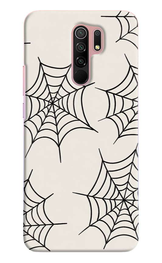 Spider Web Redmi 9 Prime/Poco M2/M2 reloaded Hard Case Back Cover by Casekaro
