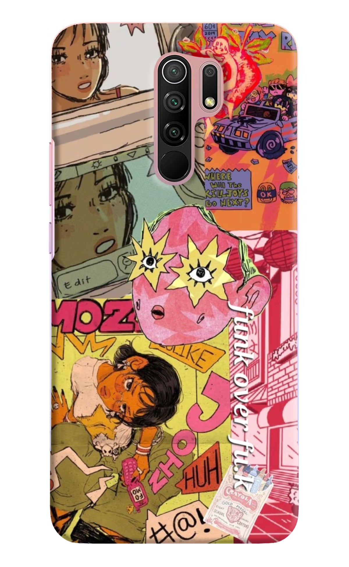 Funkover Redmi 9 Prime/Poco M2/M2 reloaded Back Cover