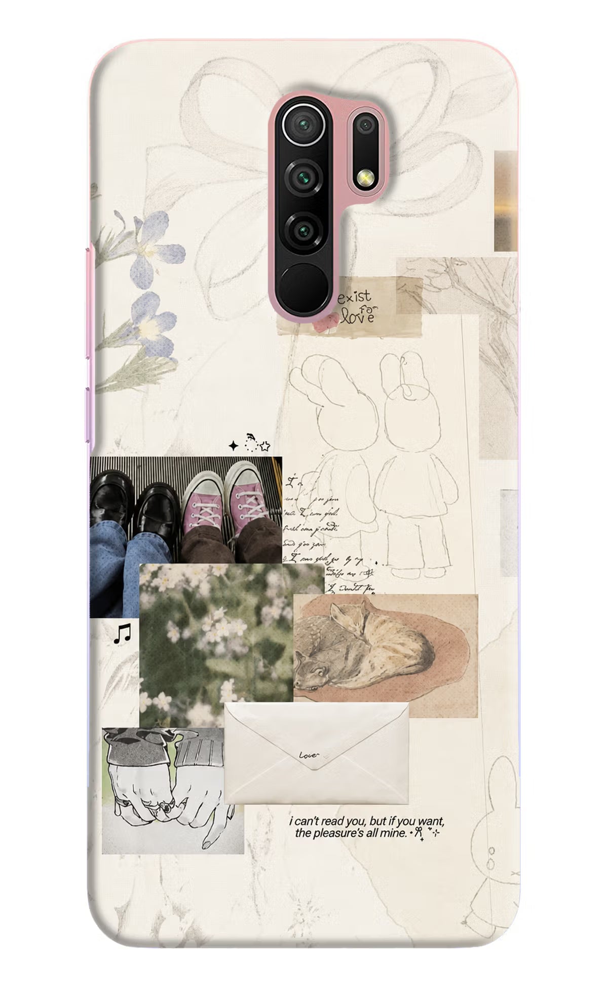 Soft Aesthetic Redmi 9 Prime/Poco M2/M2 reloaded Back Cover