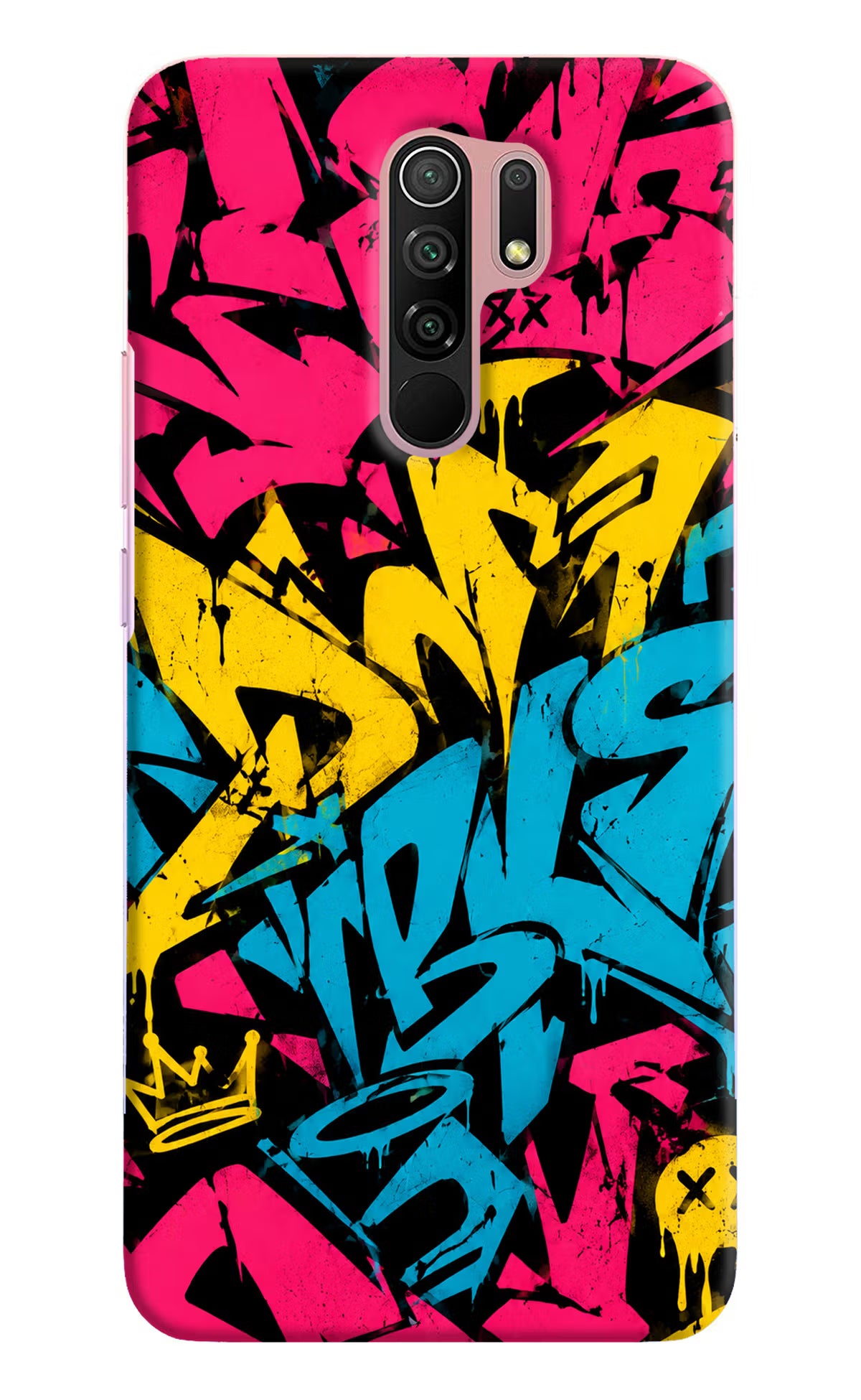 Graffiti Vibe Redmi 9 Prime/Poco M2/M2 reloaded Back Cover