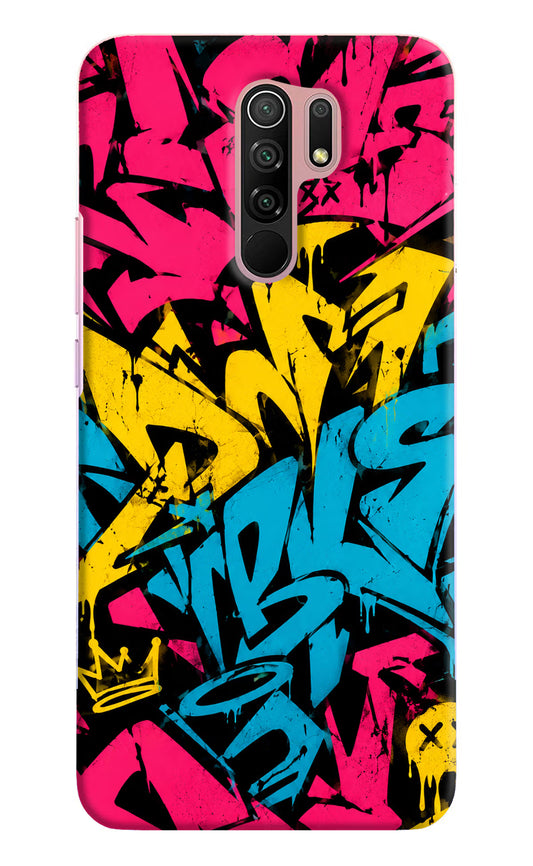 Graffiti Vibe Redmi 9 Prime/Poco M2/M2 reloaded Hard Case Back Cover by Casekaro