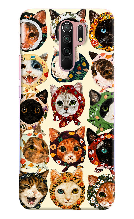 Cool Cat Redmi 9 Prime/Poco M2/M2 reloaded Hard Case Back Cover by Casekaro