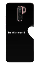 This World Redmi 9 Prime/Poco M2/M2 reloaded Hard Case Back Cover by Casekaro