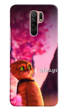 Always Cat Redmi 9 Prime/Poco M2/M2 reloaded Hard Case Back Cover by Casekaro
