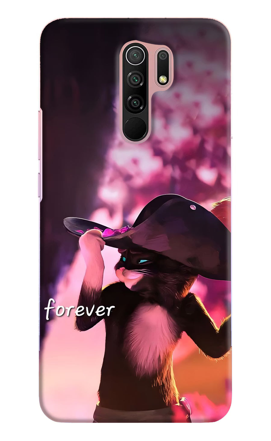 Forever Cat Redmi 9 Prime/Poco M2/M2 reloaded Back Cover, Hard case