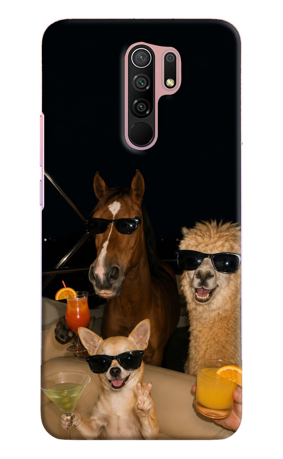 Party Squad Redmi 9 Prime/Poco M2/M2 reloaded Back Cover