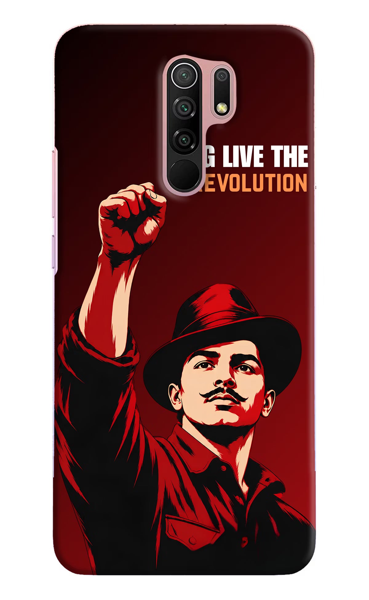 Bhagat Singh Revolution Redmi 9 Prime/Poco M2/M2 reloaded Back Cover