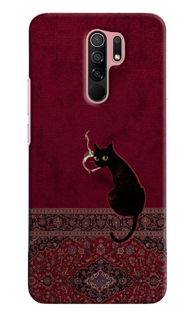 Midnight Cat Redmi 9 Prime/Poco M2/M2 reloaded Hard Case Back Cover by Casekaro