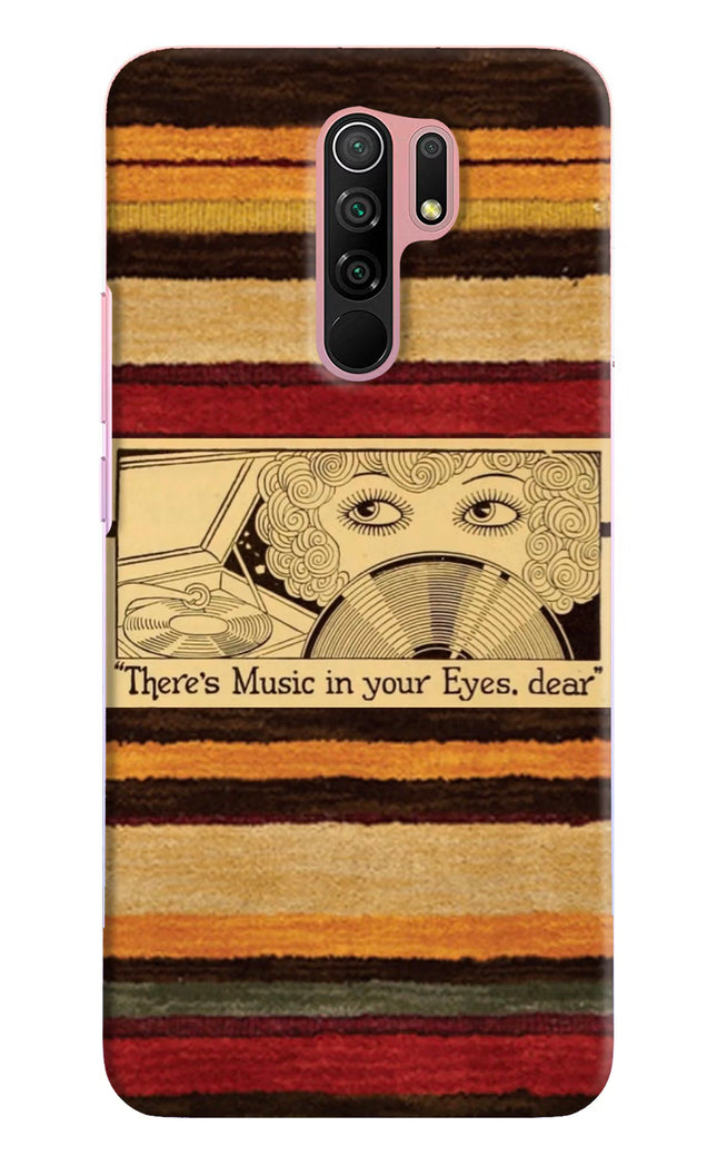 Vinyl Stripes Redmi 9 Prime/Poco M2/M2 reloaded Hard Case Back Cover by Casekaro