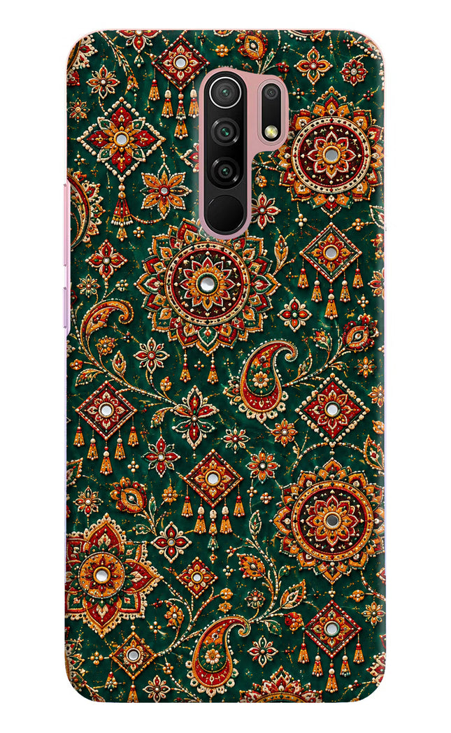 Green Pataka Redmi 9 Prime/Poco M2/M2 reloaded Hard Case Back Cover by Casekaro