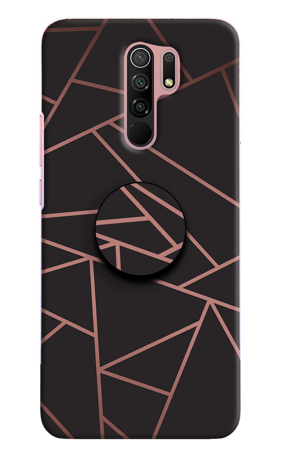 Geometric Pattern Redmi 9 Prime/Poco M2/M2 reloaded Pop Case, Hard case