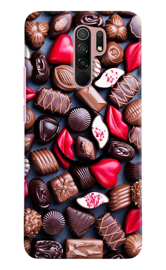 Chocolates Redmi 9 Prime/Poco M2/M2 reloaded Pop Case by Casekaro