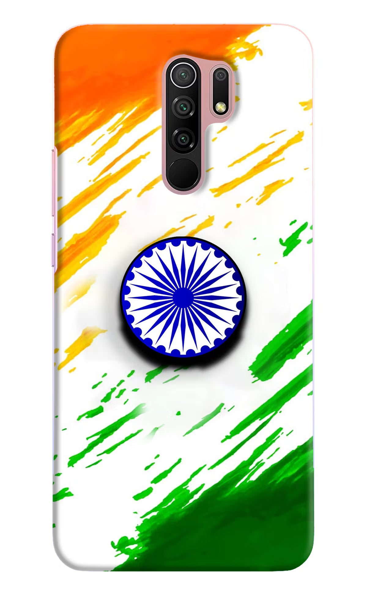 Indian Flag Ashoka Chakra Redmi 9 Prime/Poco M2/M2 reloaded Pop Case by Casekaro