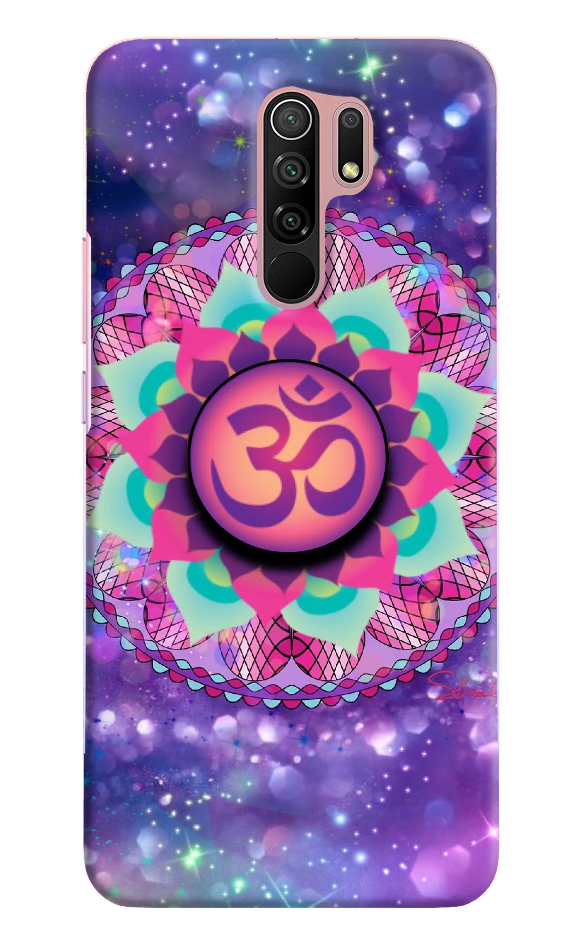 Om Purple Redmi 9 Prime/Poco M2/M2 reloaded Pop Case by Casekaro