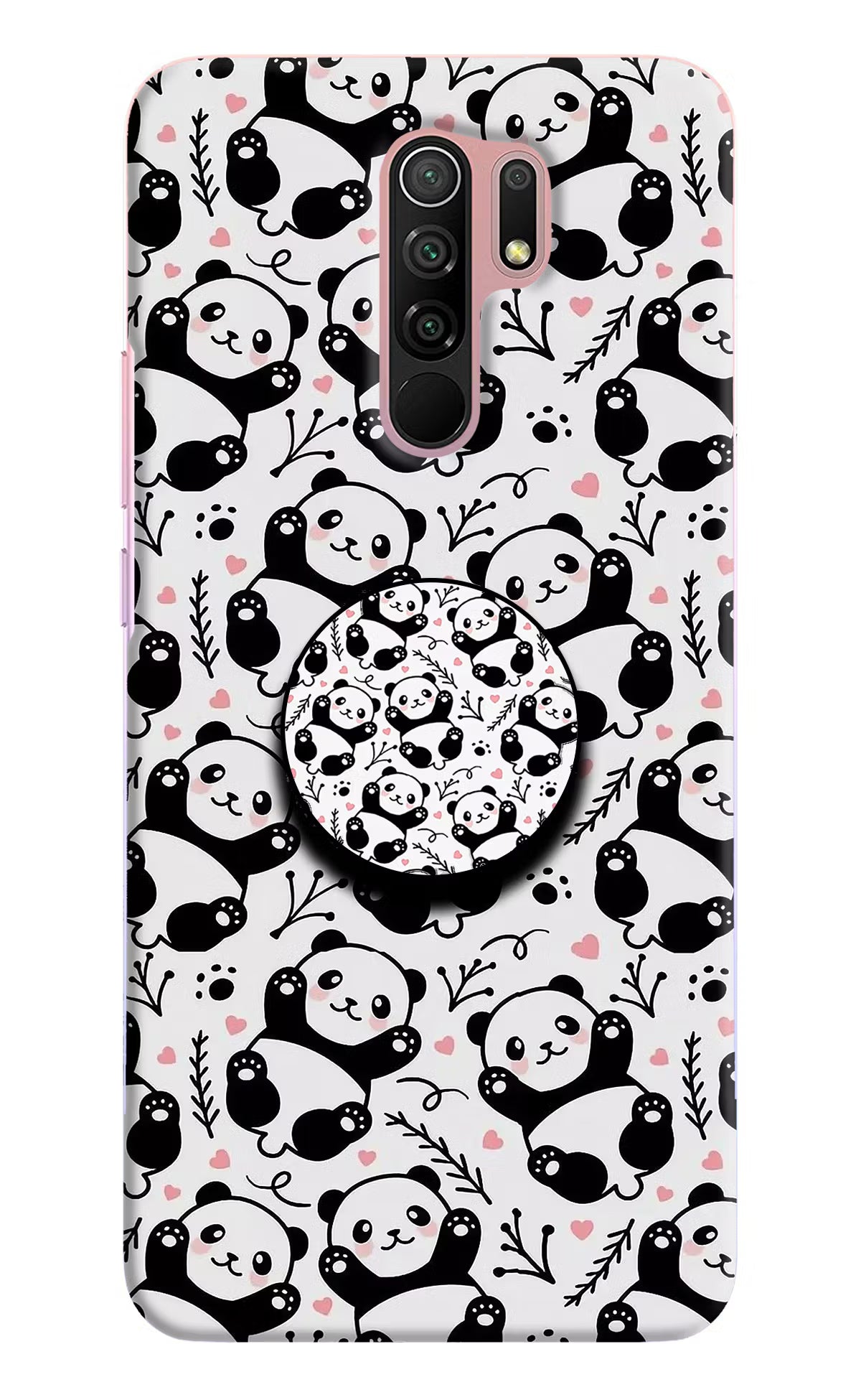 Cute Panda Redmi 9 Prime/Poco M2/M2 reloaded Pop Case by Casekaro