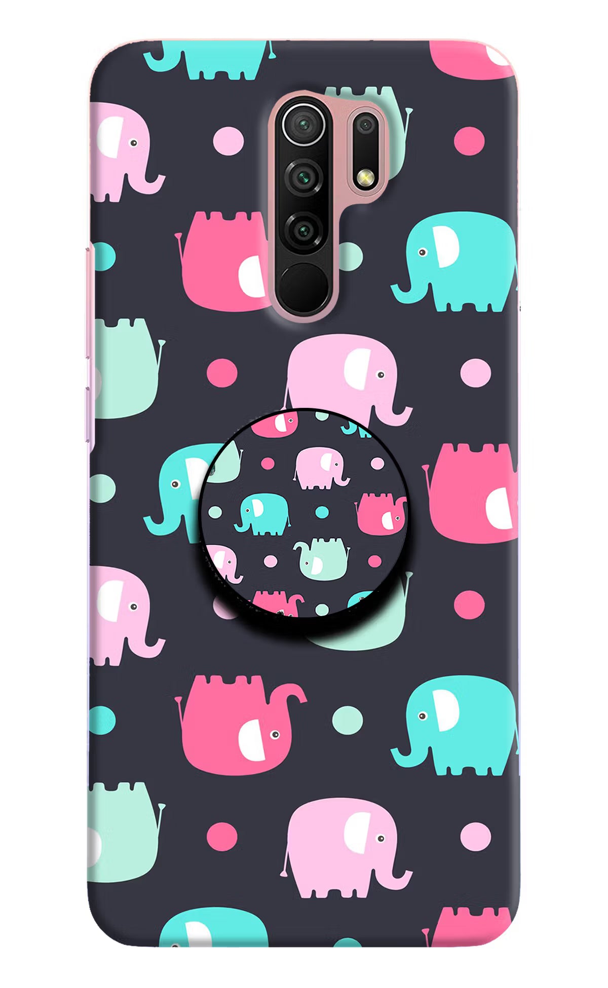 Baby Elephants Redmi 9 Prime/Poco M2/M2 reloaded Pop Case by Casekaro