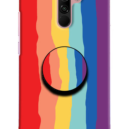 Rainbow Redmi 9 Prime/Poco M2/M2 reloaded Pop Case by Casekaro