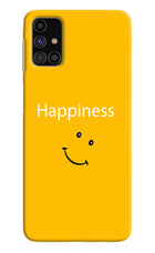 Happiness With Smiley Samsung M31s Hard Case Back Cover by Casekaro