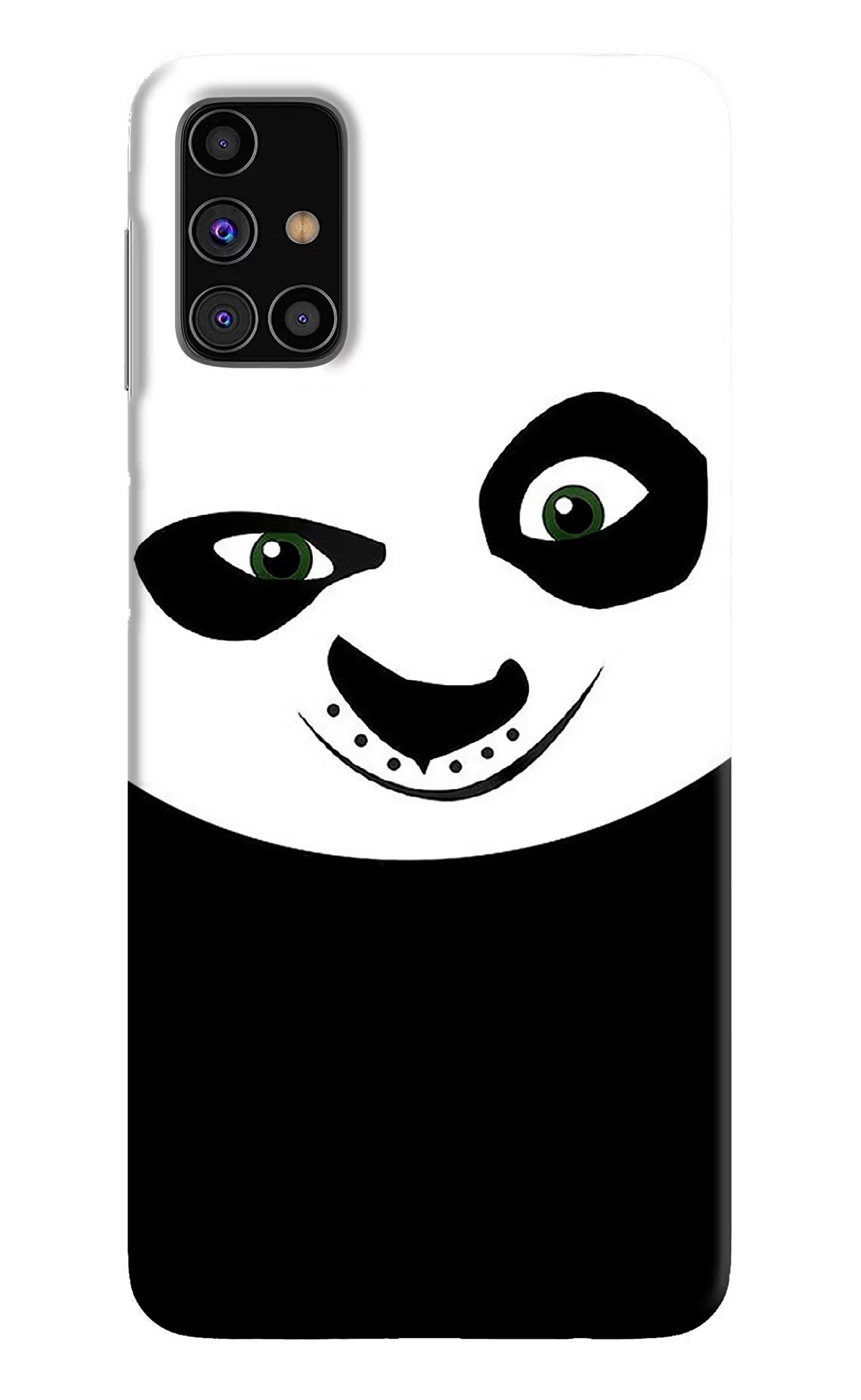 Panda Samsung M31s Hard Case Back Cover by Casekaro
