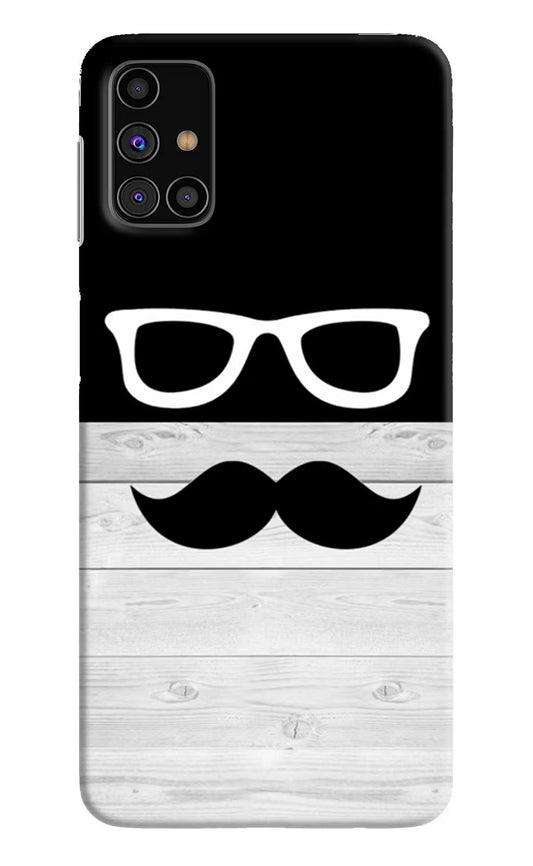 Mustache Samsung M31s Hard Case Back Cover by Casekaro