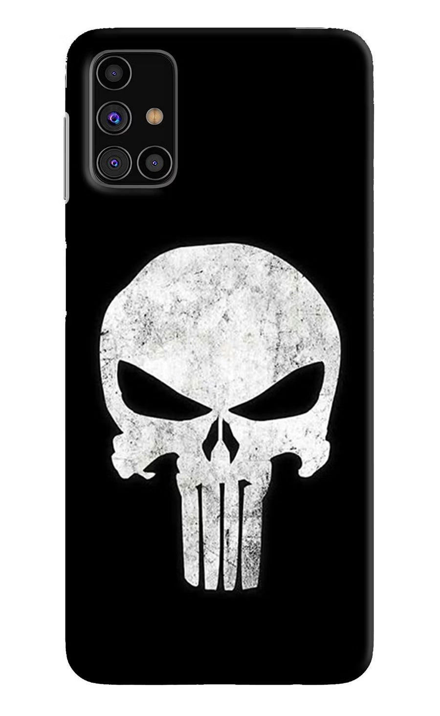 Punisher Skull Samsung M31s Back Cover, Hard case