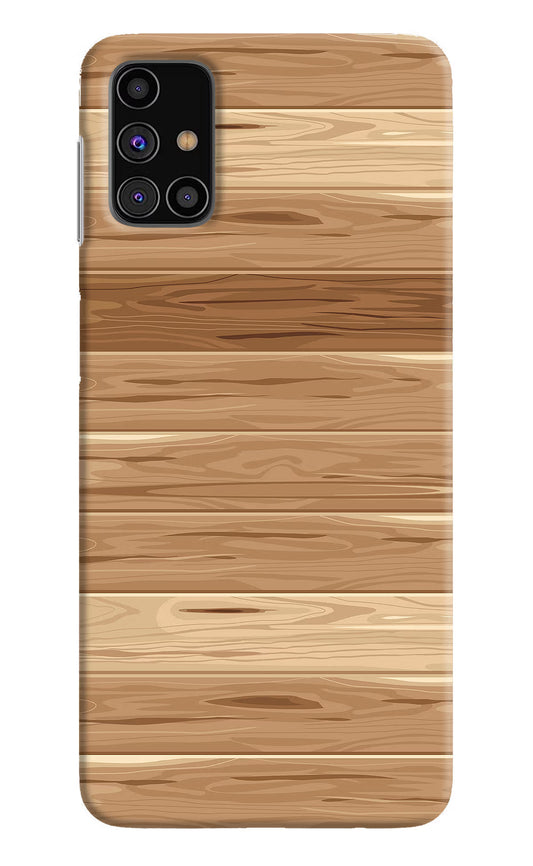 Wooden Vector Samsung M31s Hard Case Back Cover by Casekaro