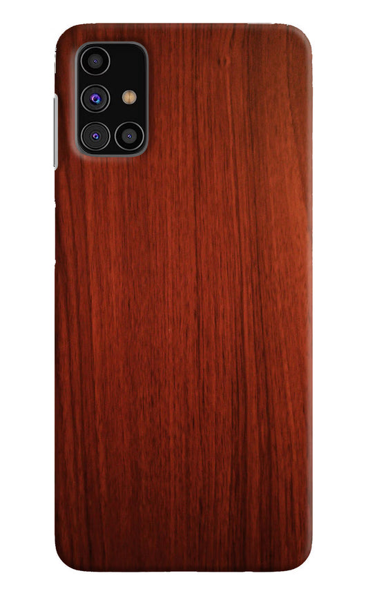 Wooden Plain Pattern Samsung M31s Hard Case Back Cover by Casekaro