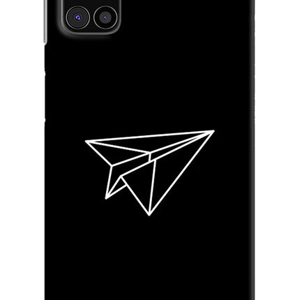 Paper Plane White Samsung M31s Hard Case Back Cover by Casekaro