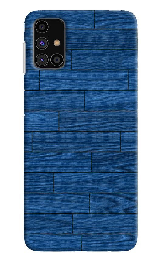 Wooden Texture Samsung M31s Hard Case Back Cover by Casekaro