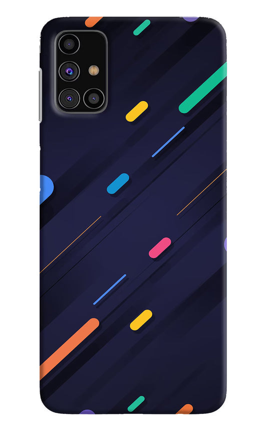 Abstract Design Samsung M31s Hard Case Back Cover by Casekaro