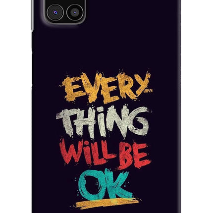 Everything Will Be Ok Samsung M31s Hard Case Back Cover by Casekaro