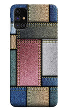 Multicolor Jeans Samsung M31s Hard Case Back Cover by Casekaro