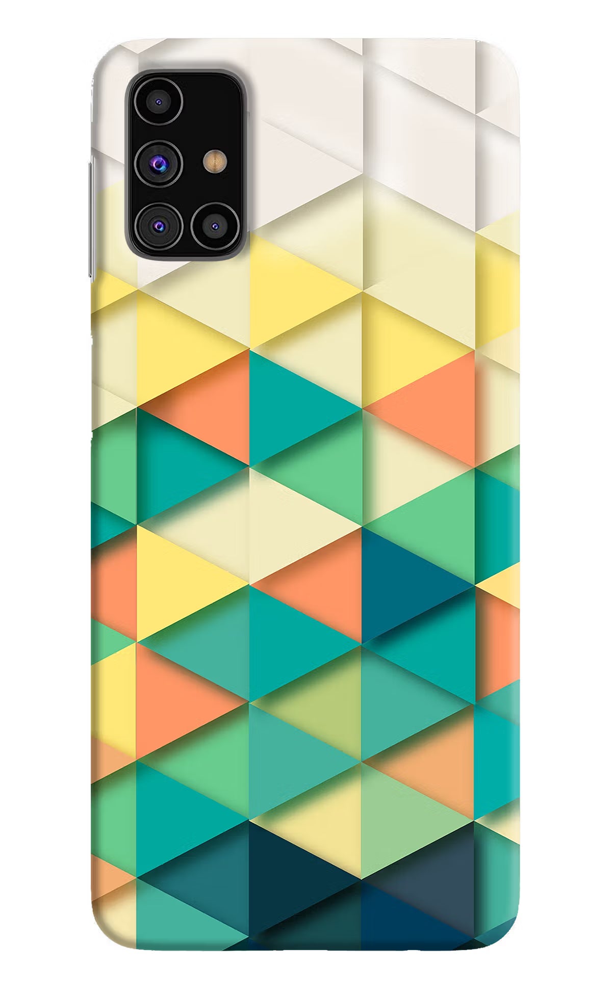 Abstract Samsung M31s Hard Case Back Cover by Casekaro