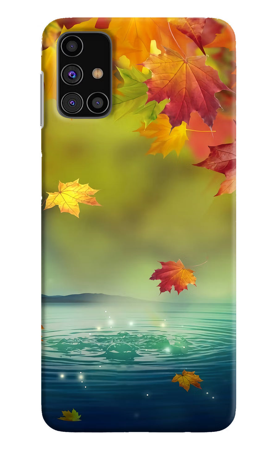 Flowers Samsung M31s Back Cover, Hard case