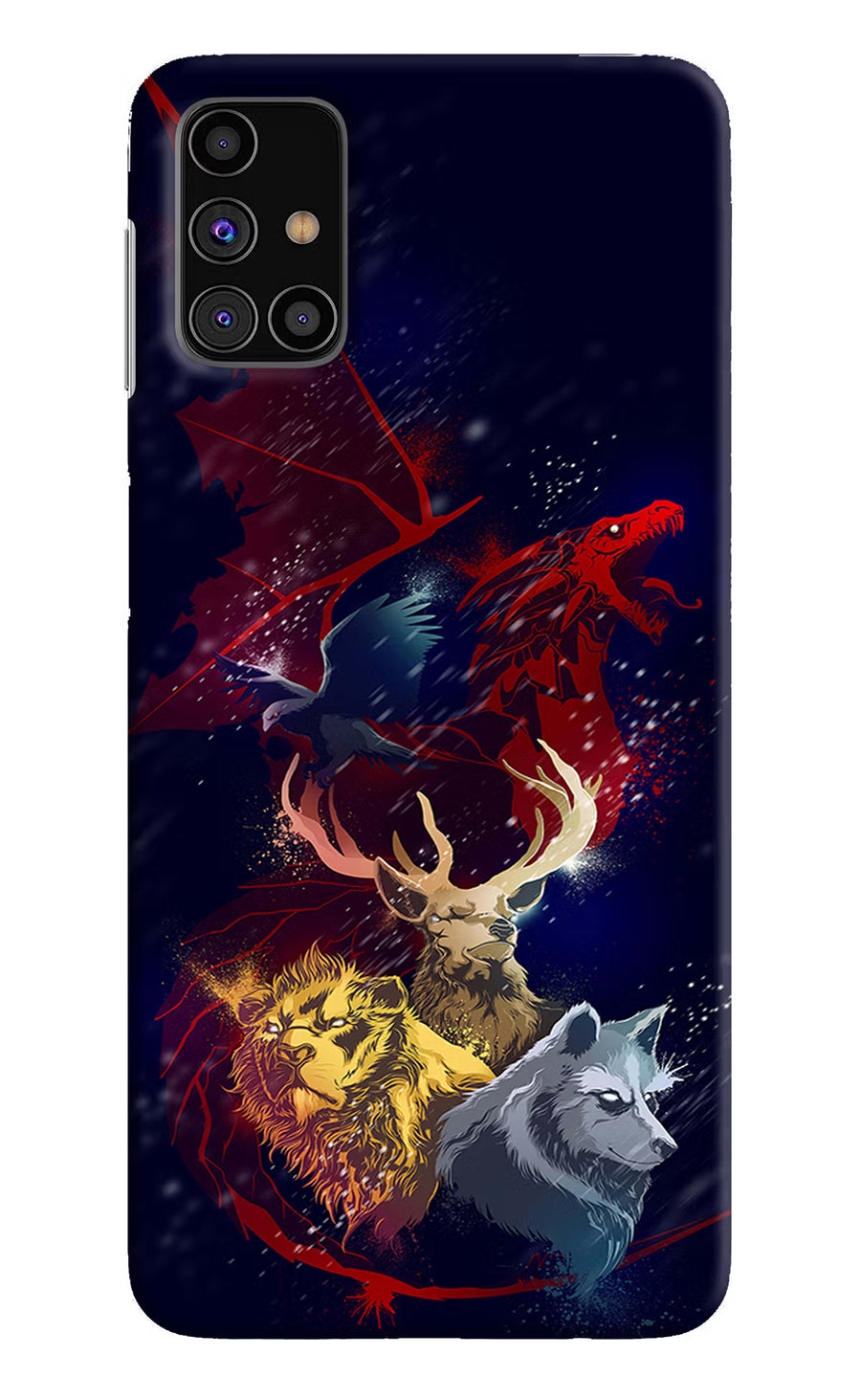 Game Of Thrones Samsung M31s Back Cover, Hard case