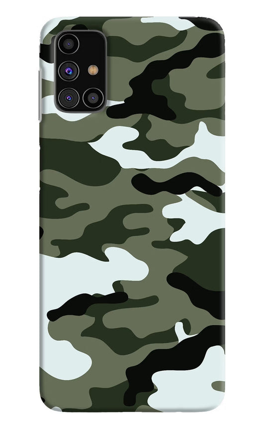 Camouflage Samsung M31s Hard Case Back Cover by Casekaro