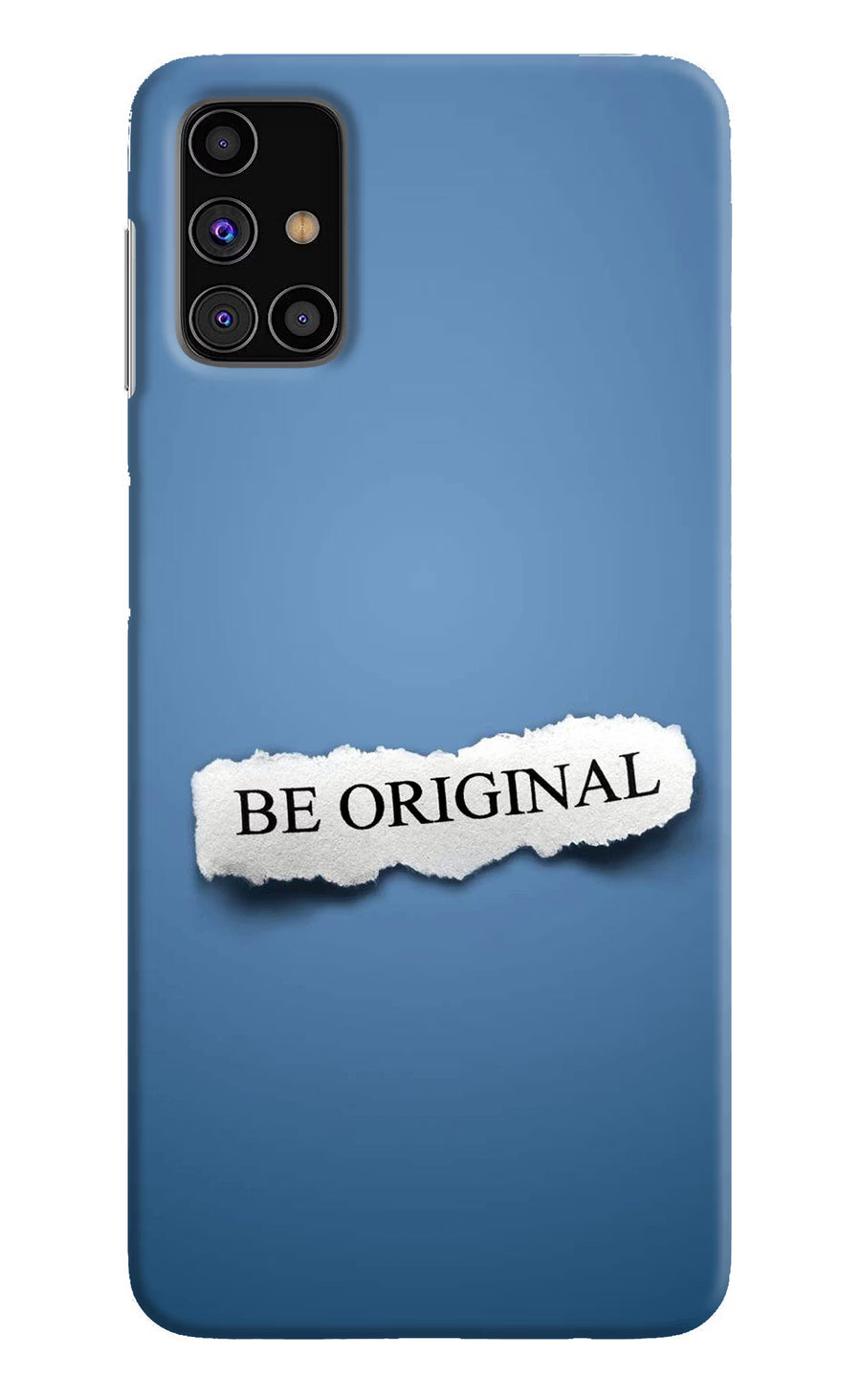 Be Original Samsung M31s Back Cover, Hard case
