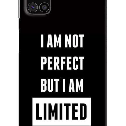 I Am Not Perfect But I Am Limited Edition Samsung M31s Hard Case Back Cover by Casekaro