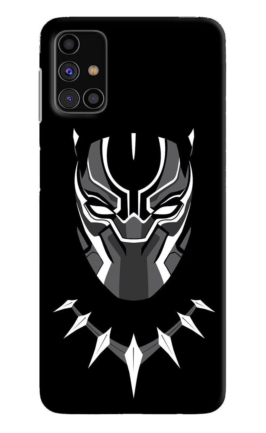 Black Panther Samsung M31s Back Cover, Hard case