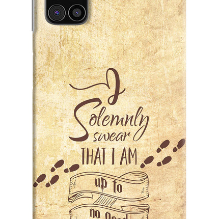 I Solemnly swear that i up to no good Samsung M31s Hard Case Back Cover by Casekaro