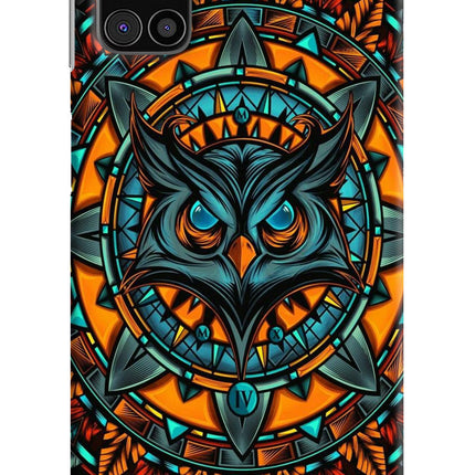 Angry Owl Art Samsung M31s Hard Case Back Cover by Casekaro