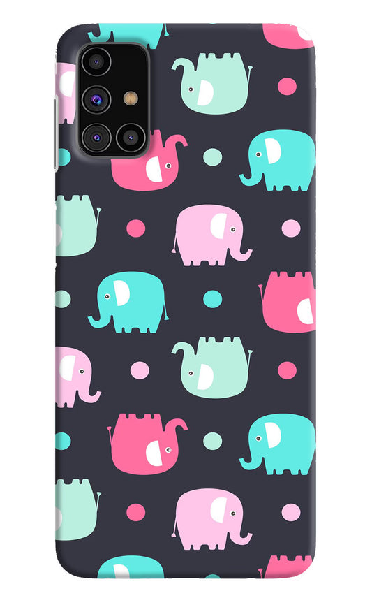 Elephants Samsung M31s Hard Case Back Cover by Casekaro
