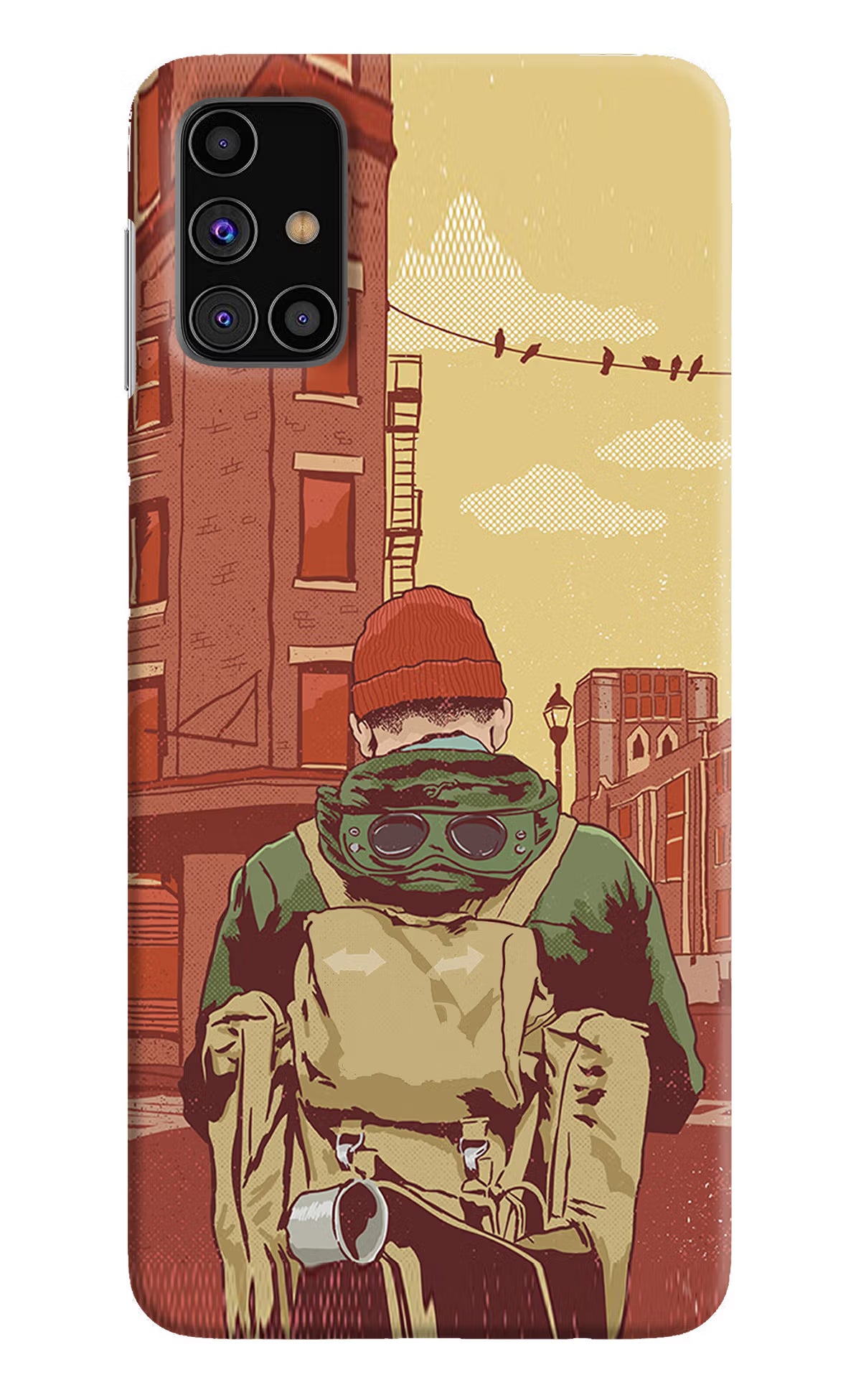 Adventurous Samsung M31s Hard Case Back Cover by Casekaro