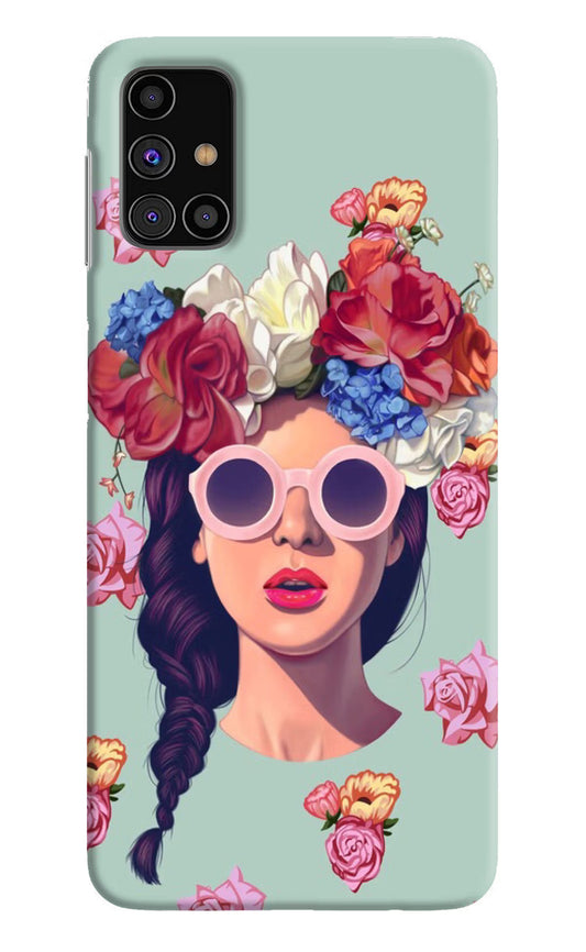 Pretty Girl Samsung M31s Hard Case Back Cover by Casekaro